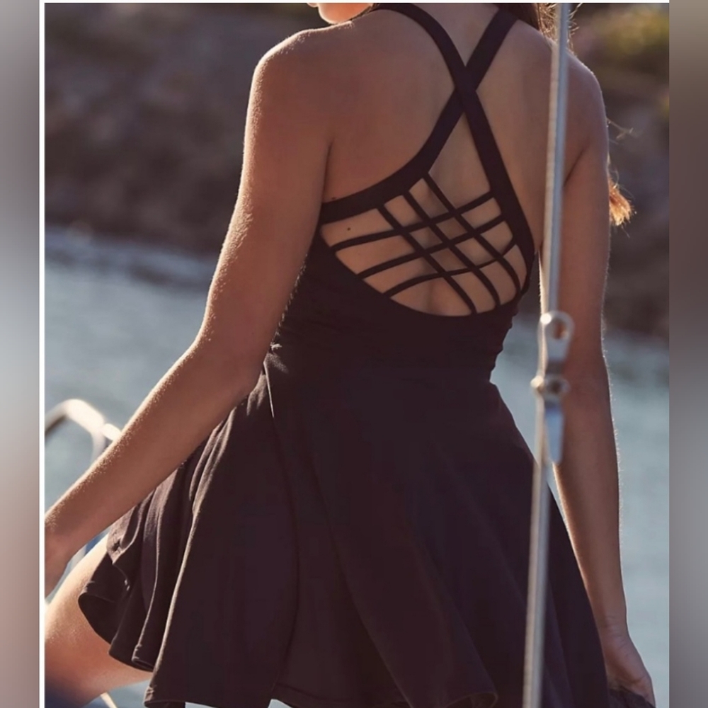 FP Movement Good Karma Dress/Black NWOT - Picture 3 of 12